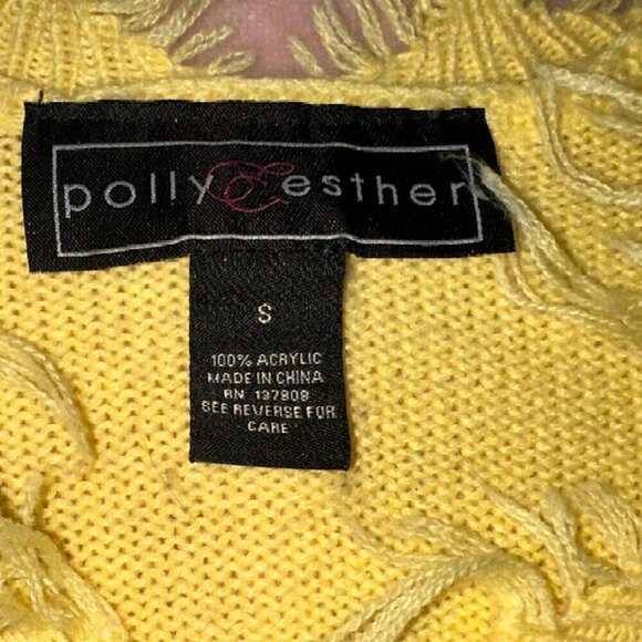 Cropped Daisy Floral Print V Neck Long Sleeve Personality Sweater Ribbed Trim - Picture 12 of 15